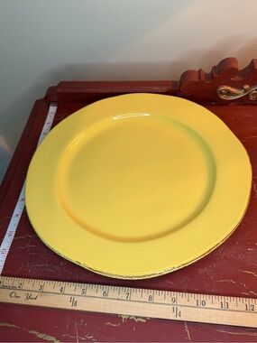 Vietri Lastra Two Tone yellow and green